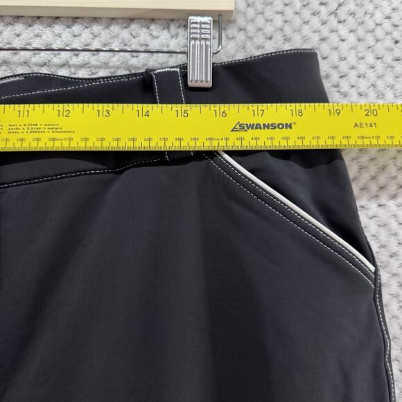 Piper by Smartpak Pants Womens 40R Black Equestrian Fitted Trouser Faux Suede - Picture 11 of 16